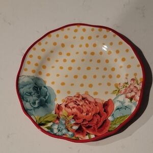 The Pioneer Woman Floral and Polka Dot Small Salad Plate